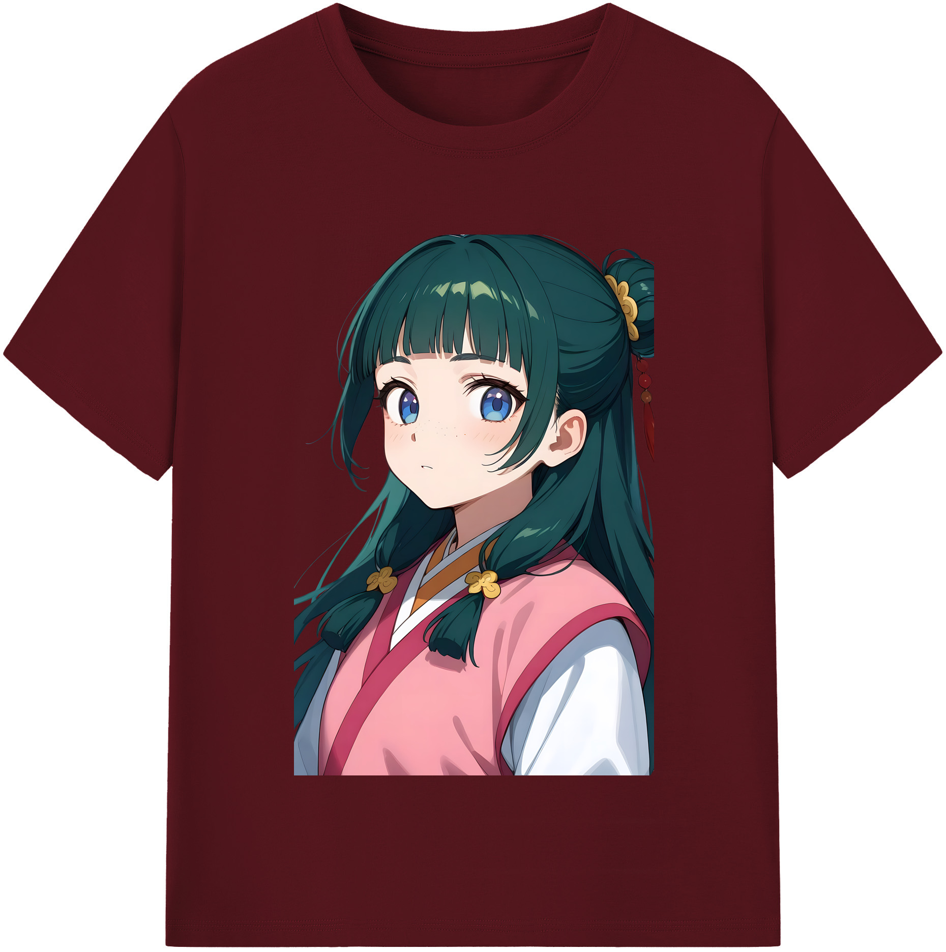 （画像用） 薬屋のひとりごと The Apothecary Diaries 綿100％半袖Tシャツ（フロントプリント）
